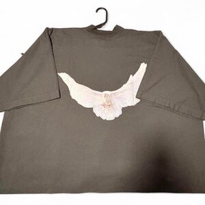 Yeezy gap balenciaga dove tee cropped no seam